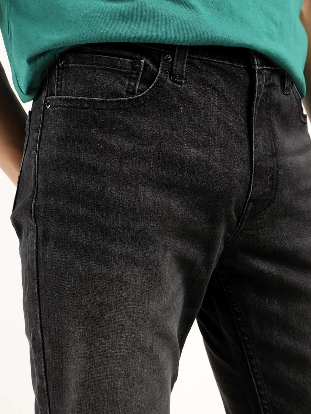 Men's 511 Black Slim Fit Mid Rise Jeans - Image 5