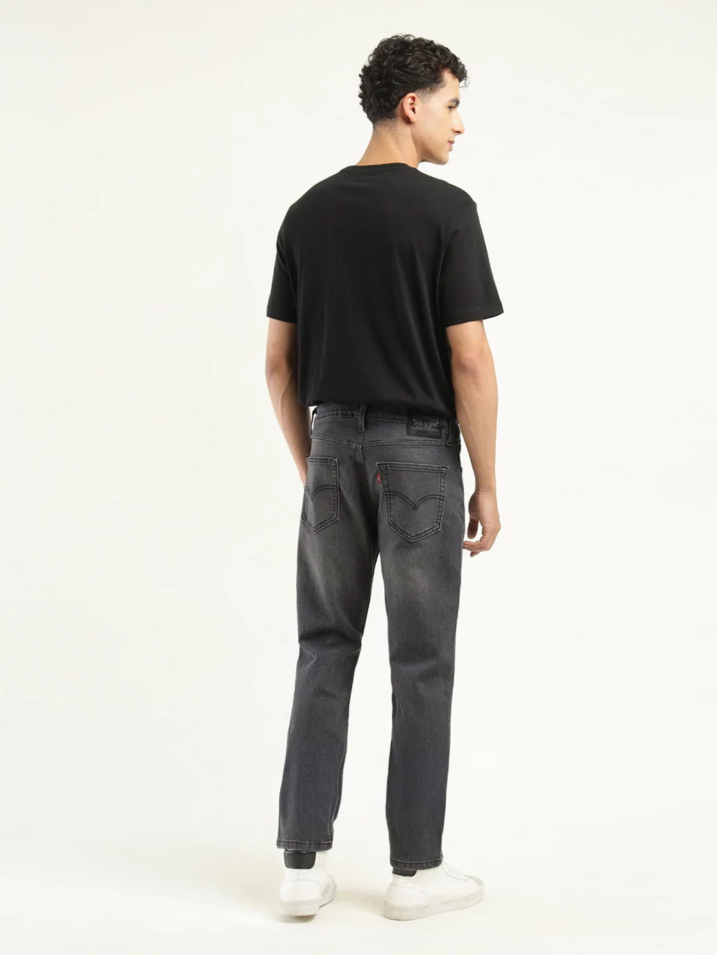 Men's 511 Black Slim Fit Mid Rise Jeans - Image 3