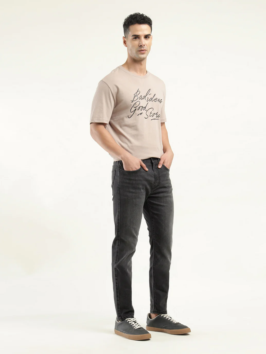 Men's 511 Charcoal Grey Slim Fit Mid Rise Jeans - Image 6