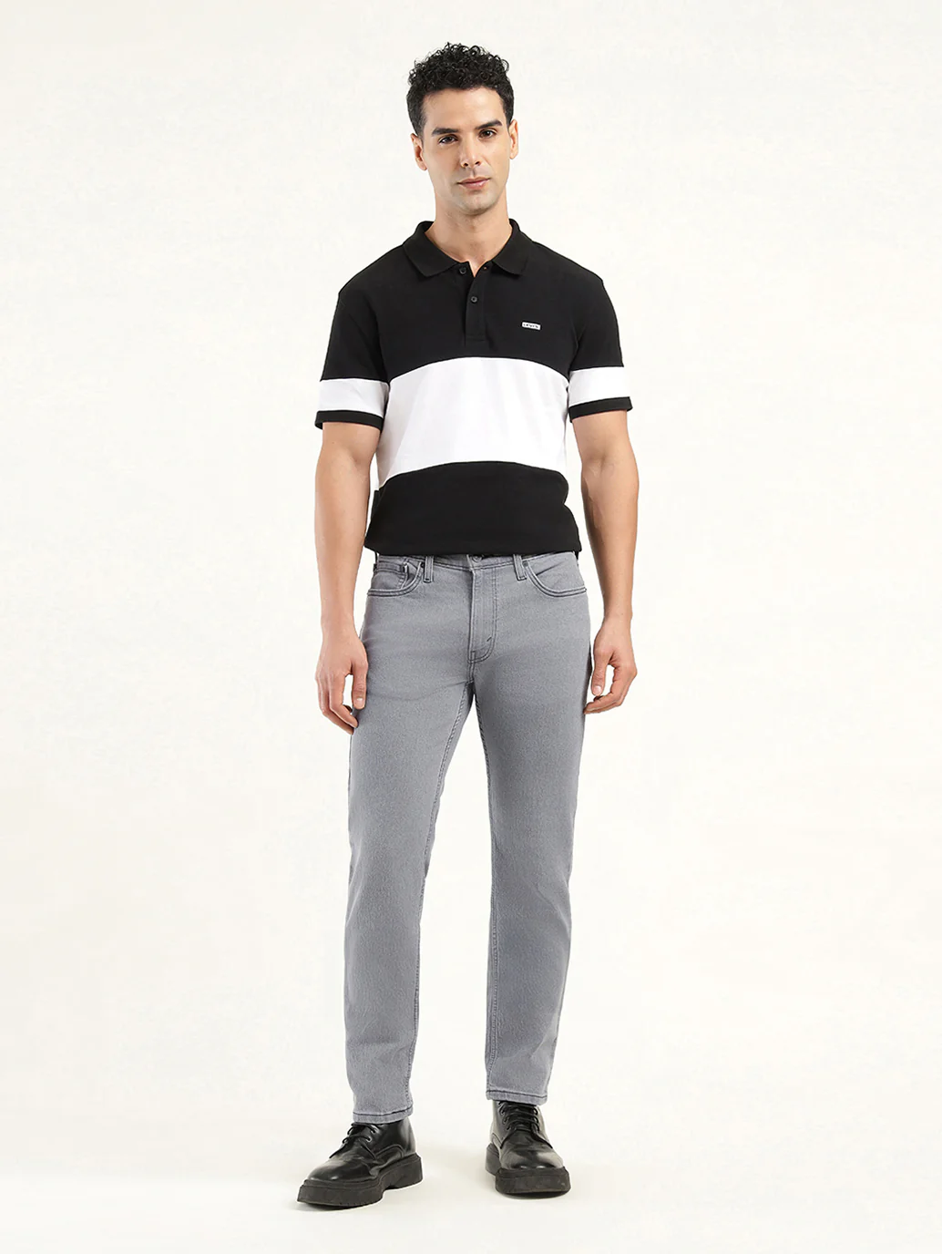 Men's 511 Grey Slim Fit Mid Rise Jeans - Image 2