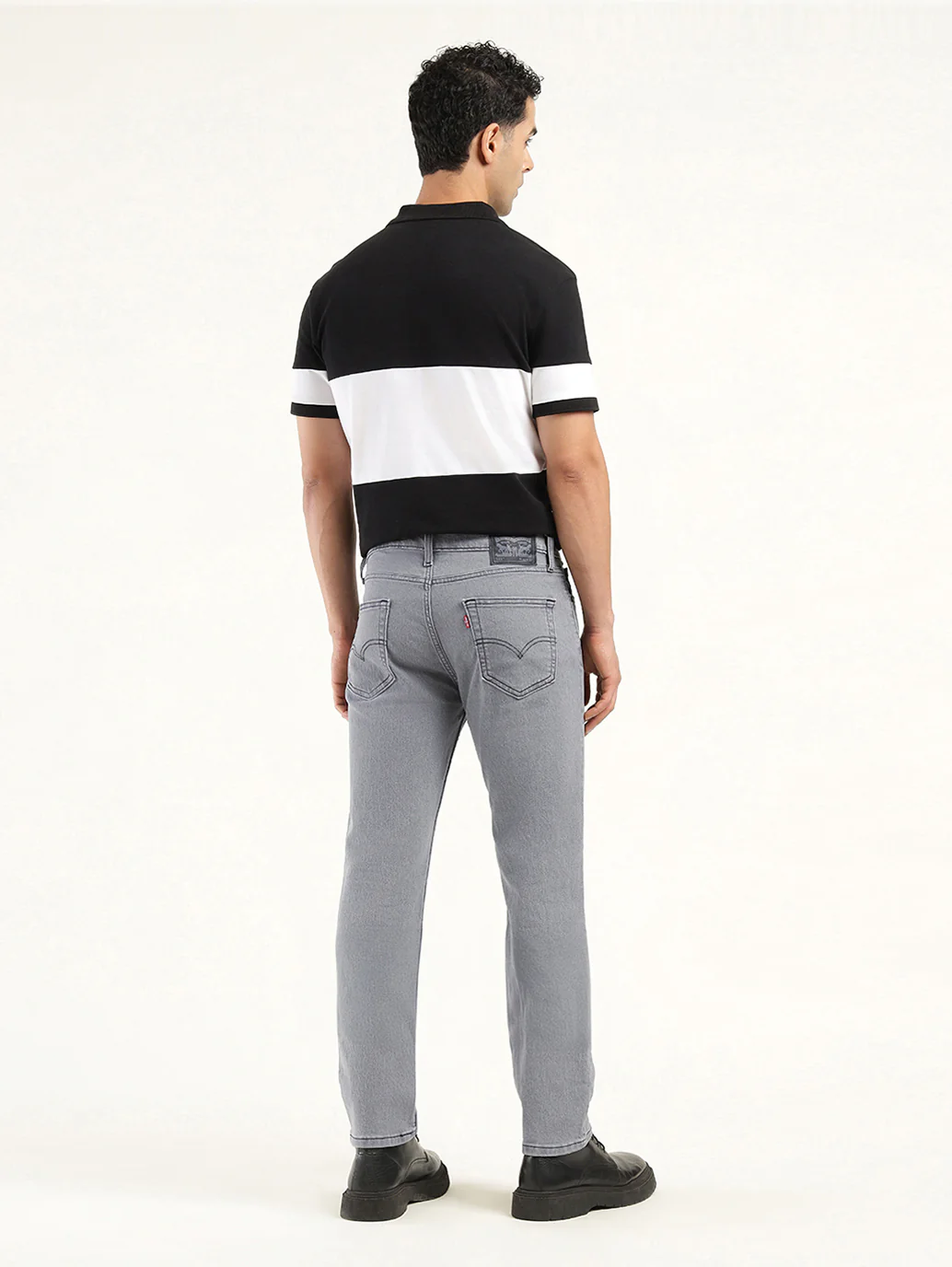 Men's 511 Grey Slim Fit Mid Rise Jeans - Image 3