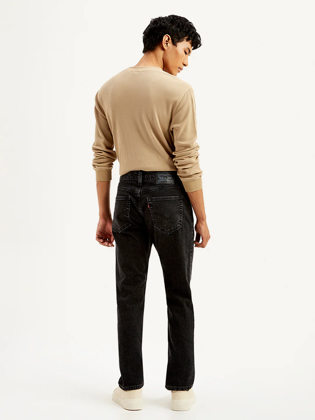 Men's 511 Black Slim Fit Mid Rise Jeans - Image 3