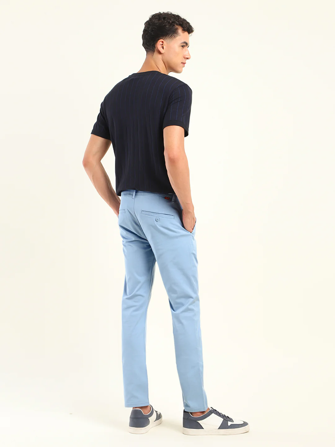 Men's 511 Slim Fit Blue Chinos - Image 3
