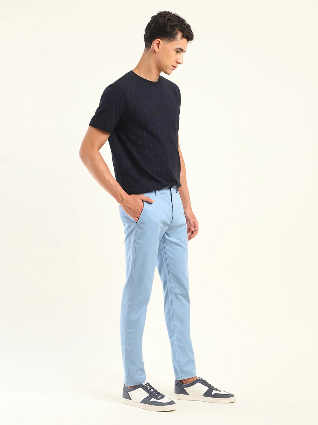 Men's 511 Slim Fit Blue Chinos - Image 7