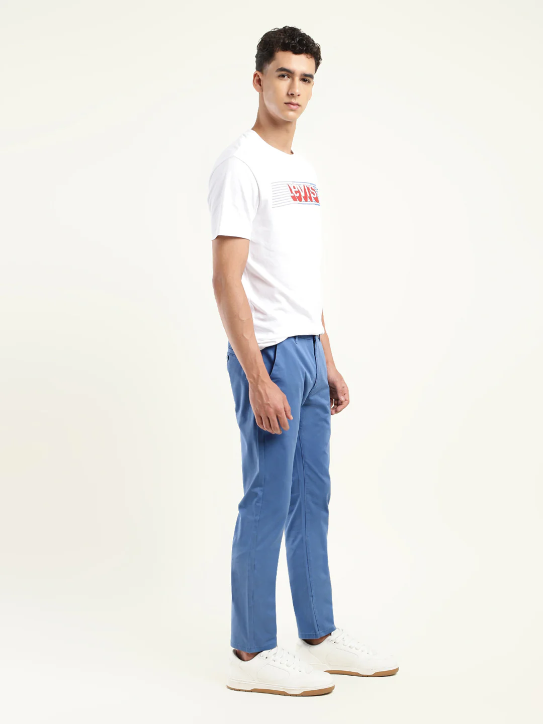 Men's 511 Slim Fit Blue Chinos - Image 3