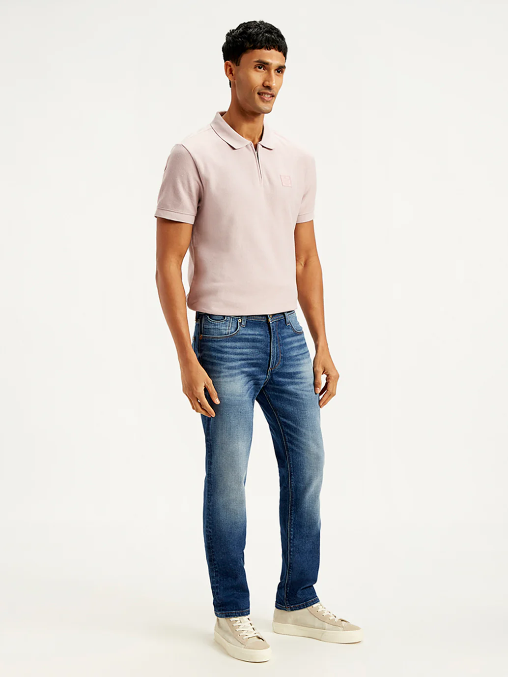 Men's 511 Blue Slim Fit Mid Rise Jeans