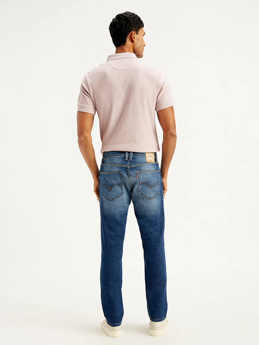 Men's 511 Blue Slim Fit Mid Rise Jeans - Image 5