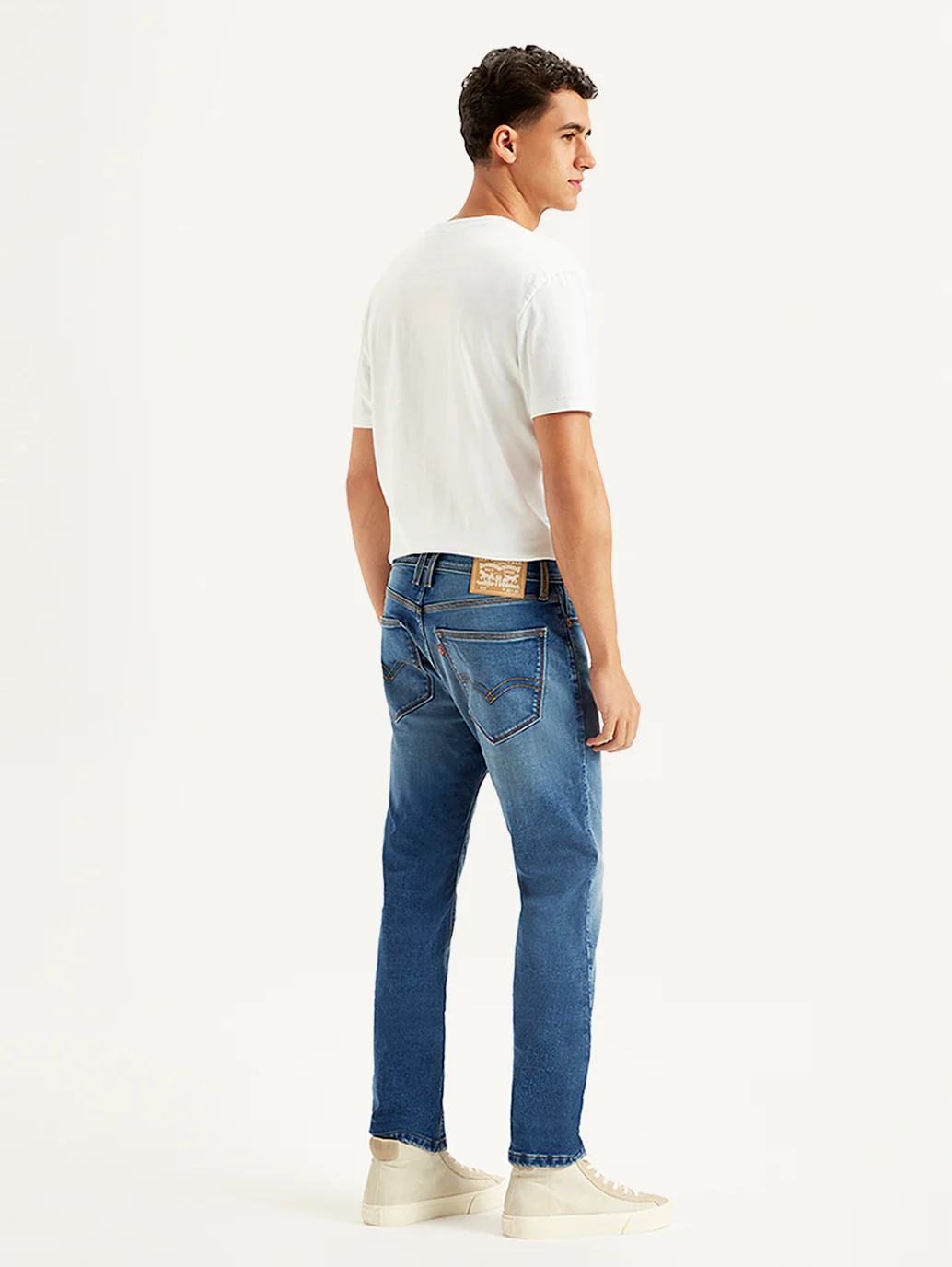 Men's 511 Blue Slim Fit Mid Rise Jeans - Image 3