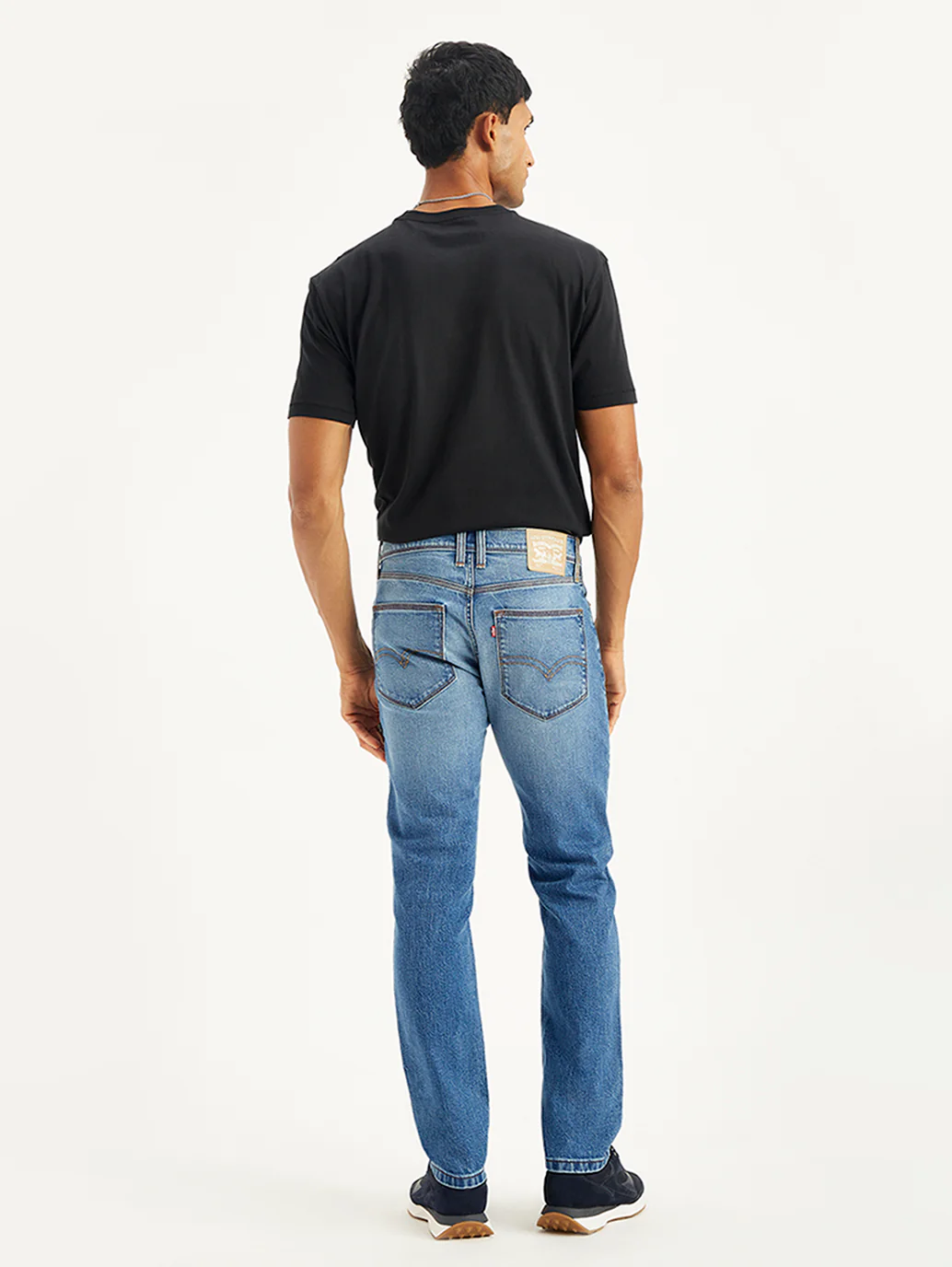 Men's 511 Blue Slim Fit Mid Rise Jeans - Image 5
