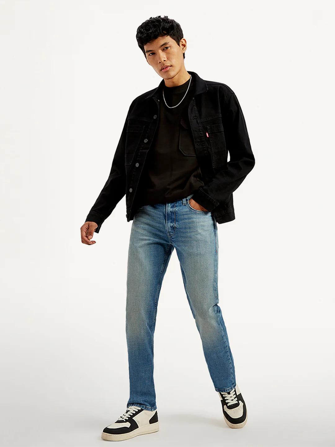 Men's 511 Blue Slim Fit Mid Rise Jeans