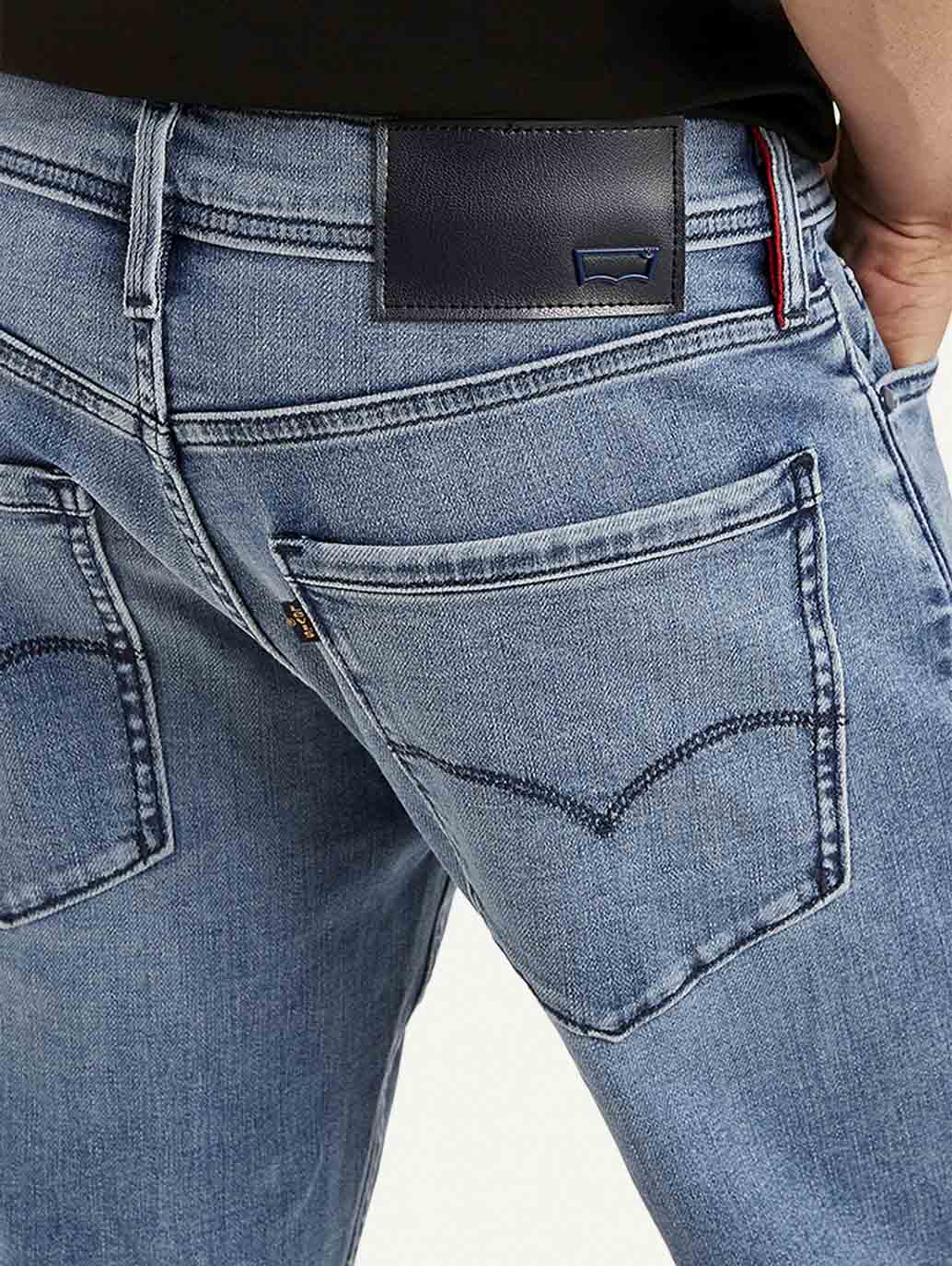 Men's Redloop 511 Slim Fit Mid Rise Jeans - Image 5