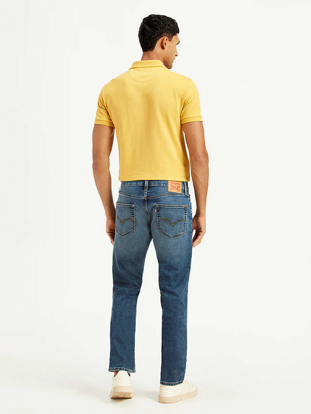 Men's 511 Blue Slim Fit Mid Rise Jeans - Image 2