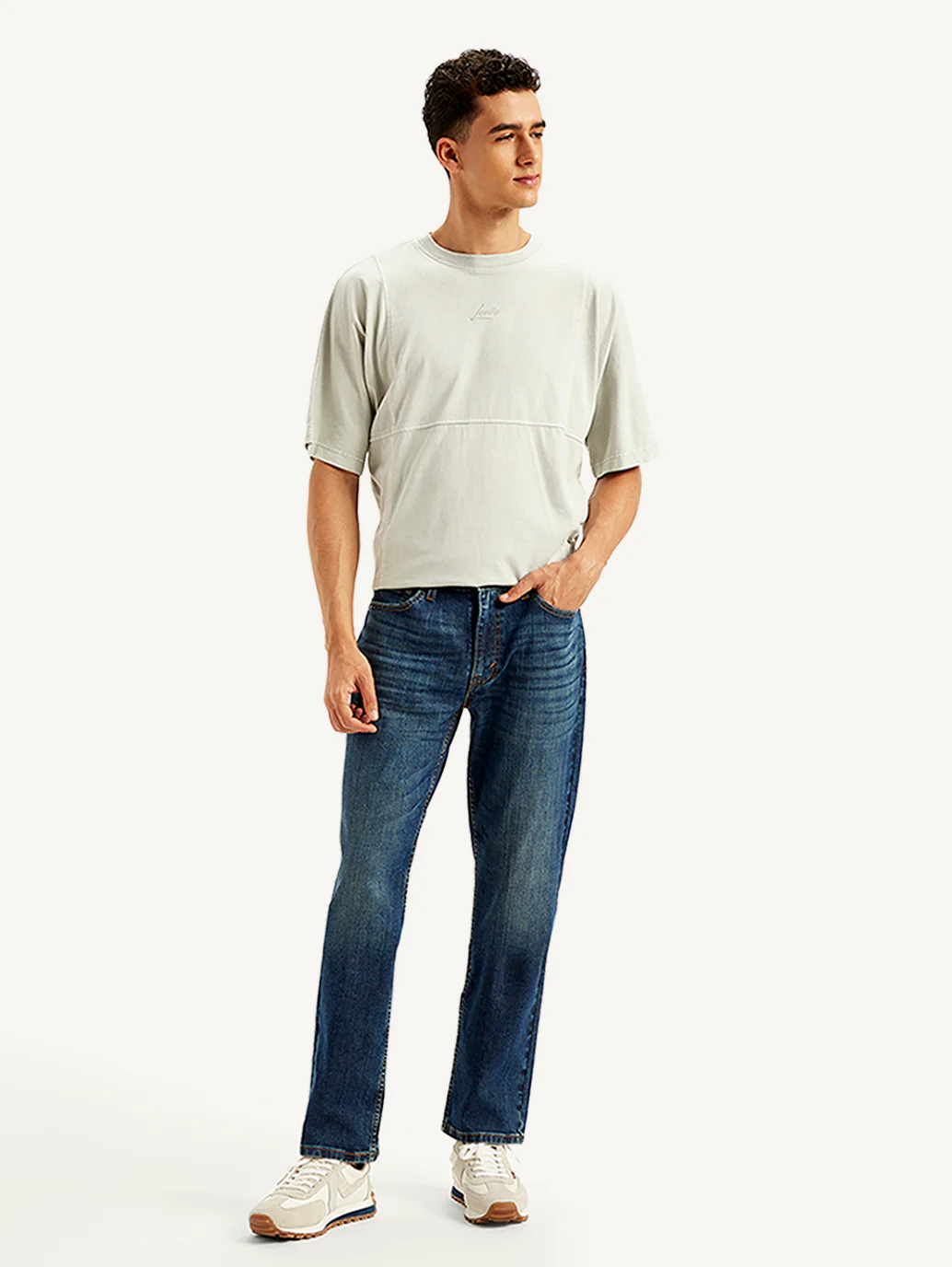 Men's 511 Blue Slim Fit Mid Rise Jeans - Image 2