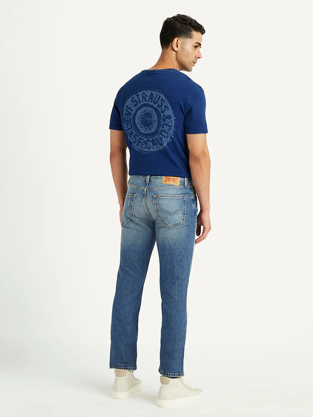Men's 511 Blue Slim Fit Mid Rise Jeans - Image 2