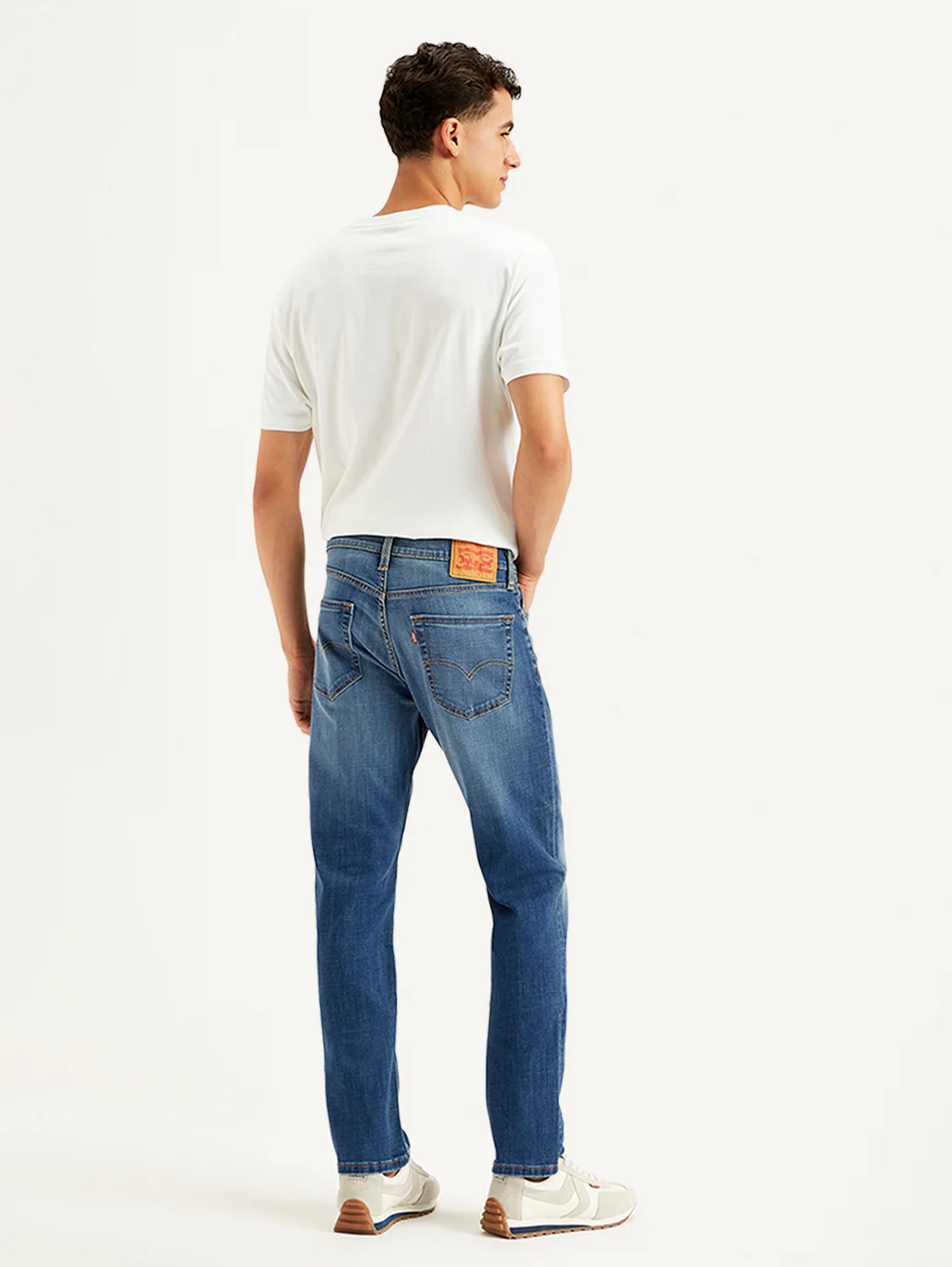 Men's 511 Blue Slim Fit Mid Rise Jeans - Image 3