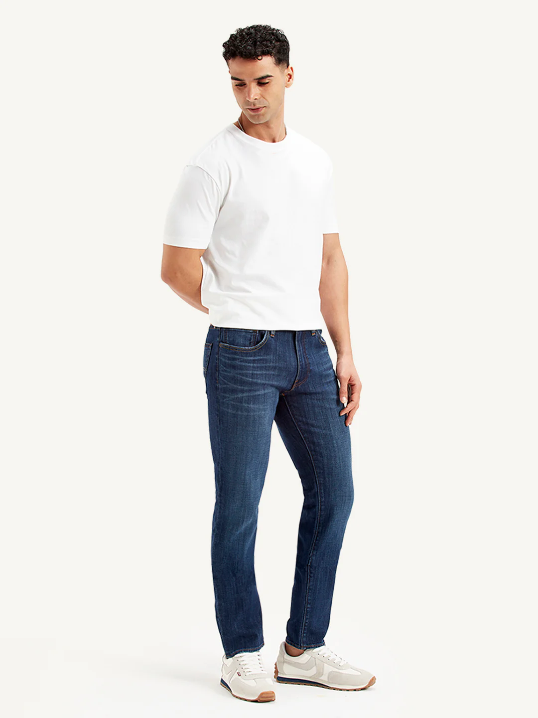 Men's 511 Blue Slim Fit Mid Rise Jeans - Image 5
