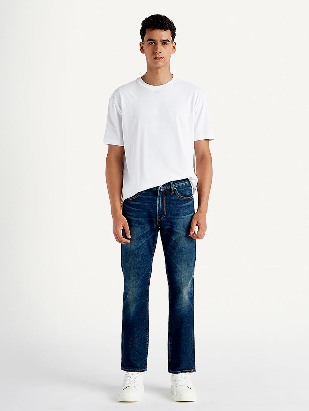Men's 511 Blue Slim Fit Mid Rise Jeans - Image 5