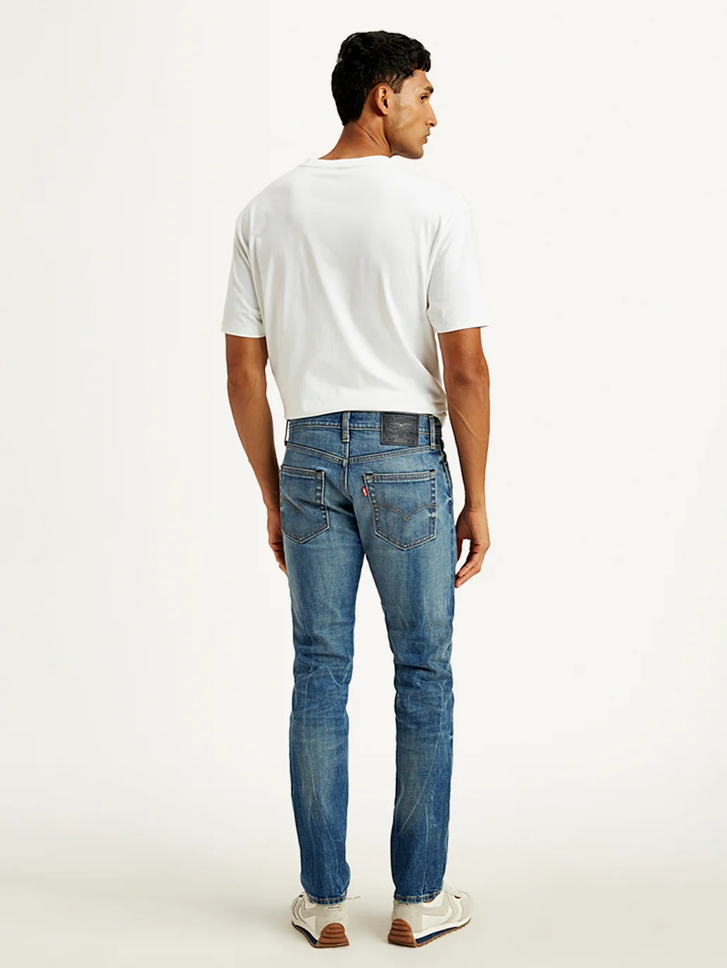 Men's 511 Blue Slim Fit Mid Rise Jeans - Image 5
