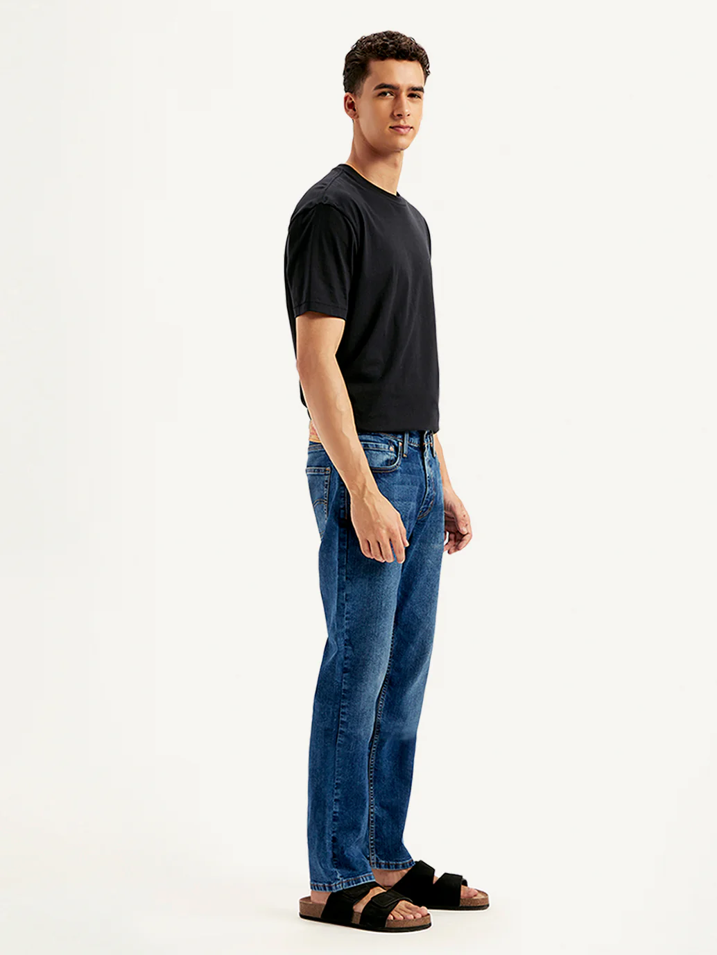 Men's 511 Blue Slim Fit Mid Rise Jeans - Image 5