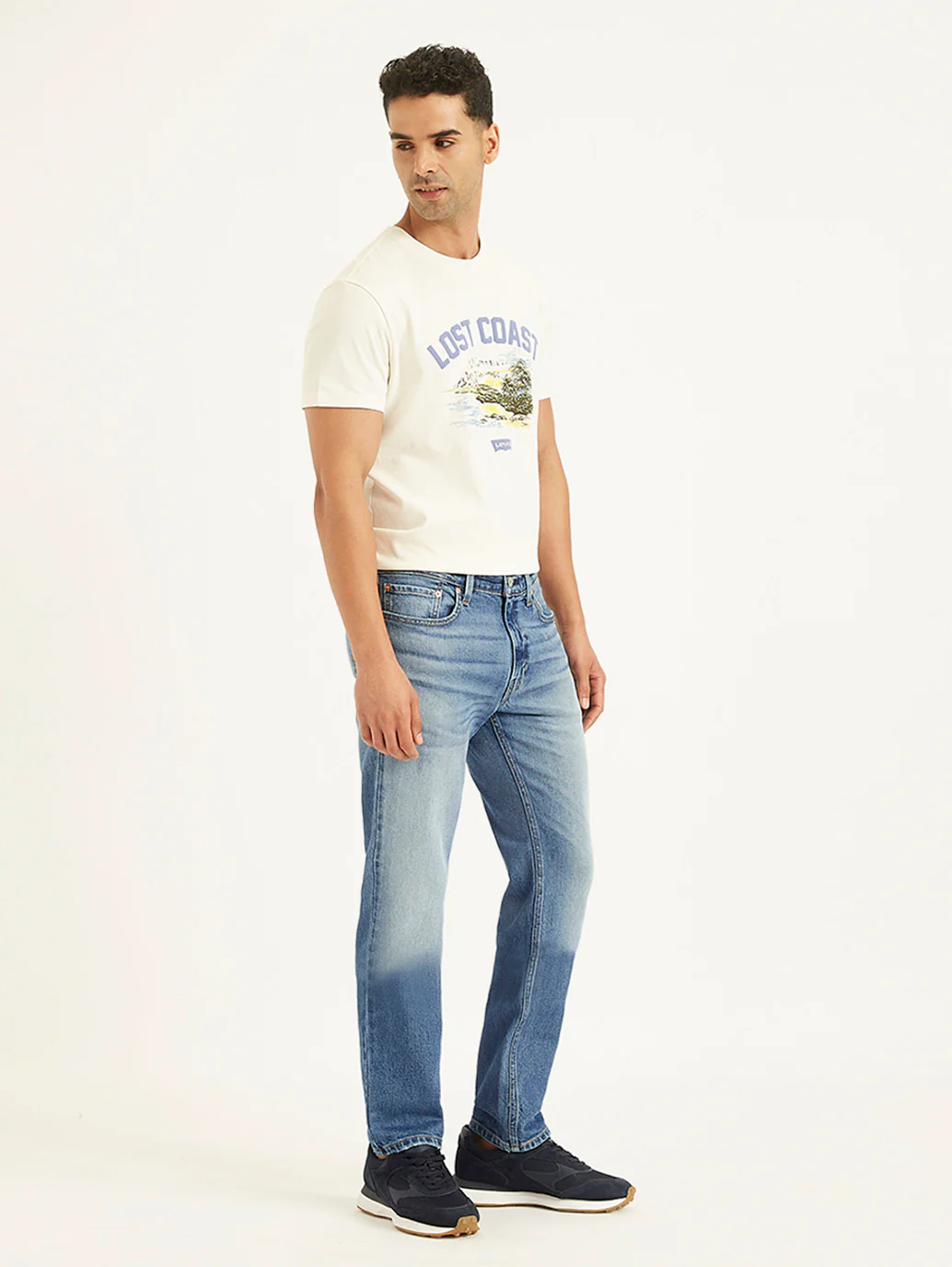 Men's 511 Blue Slim Fit Mid Rise Jeans - Image 6