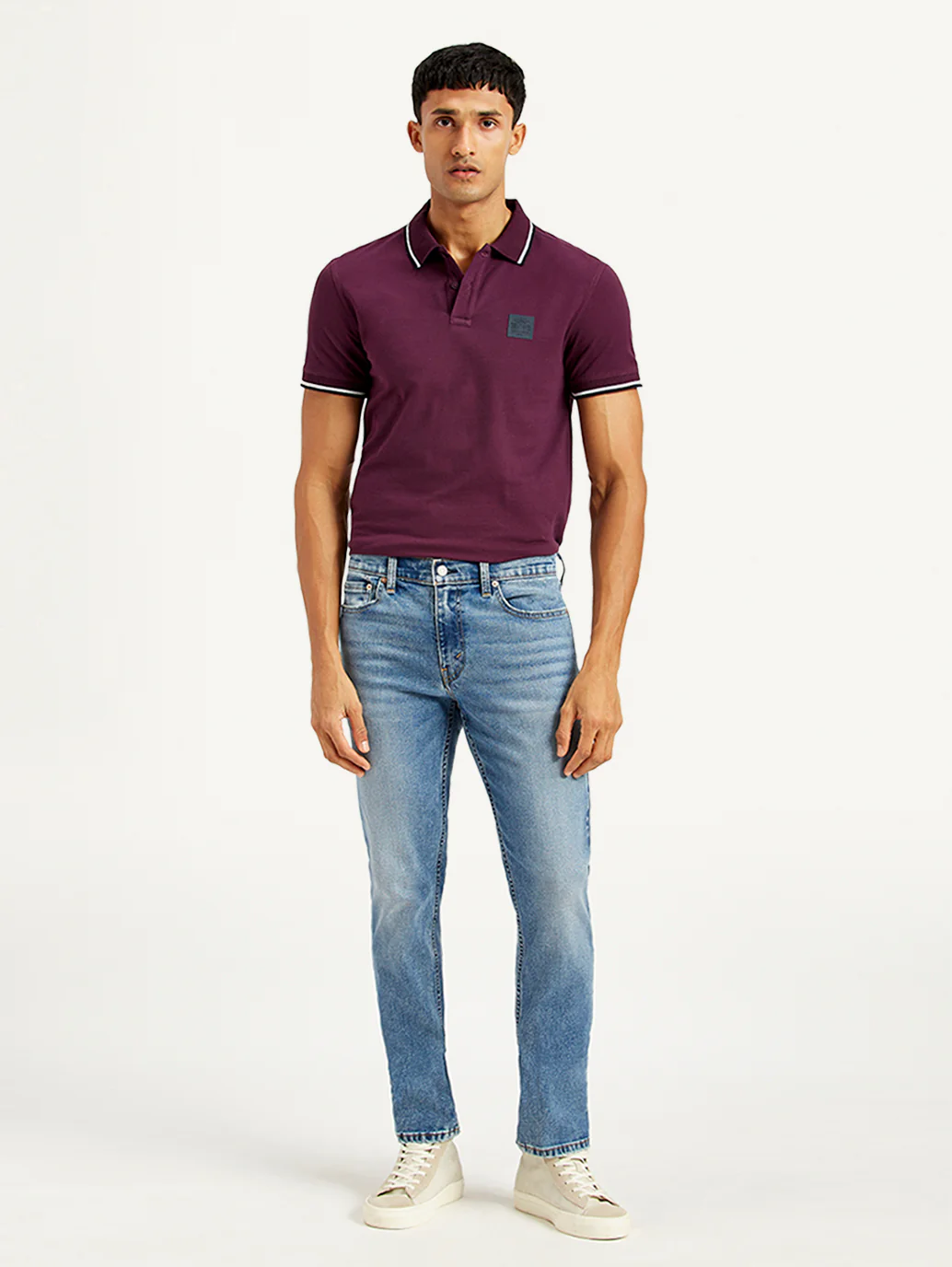 Men's 511 Blue Slim Fit Mid Rise Jeans - Image 2