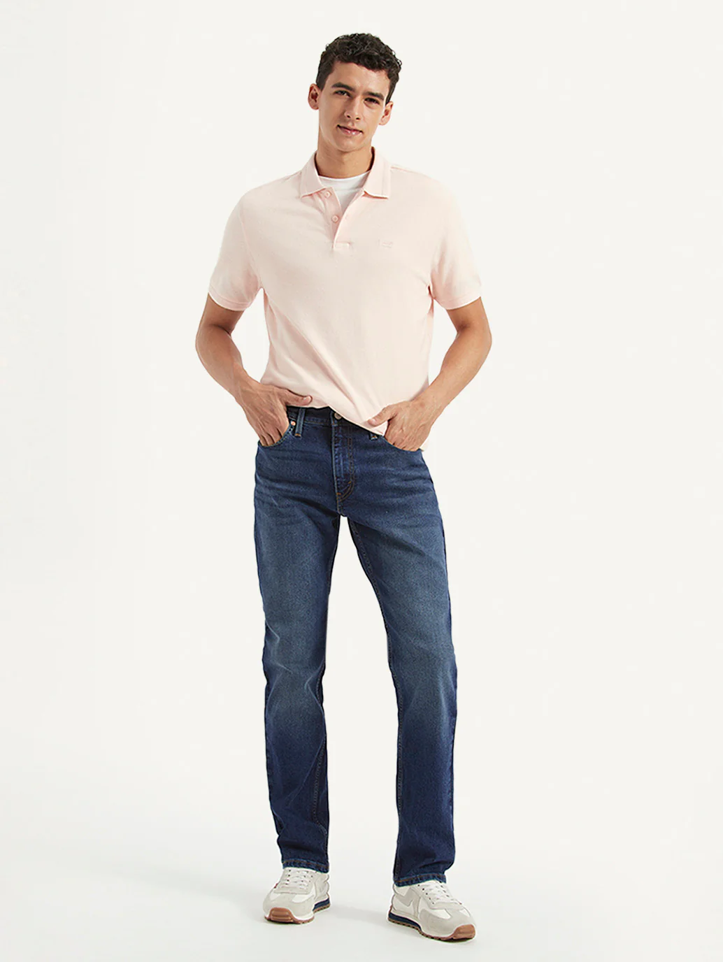 Men's 511 Blue Slim Fit Mid Rise Jeans