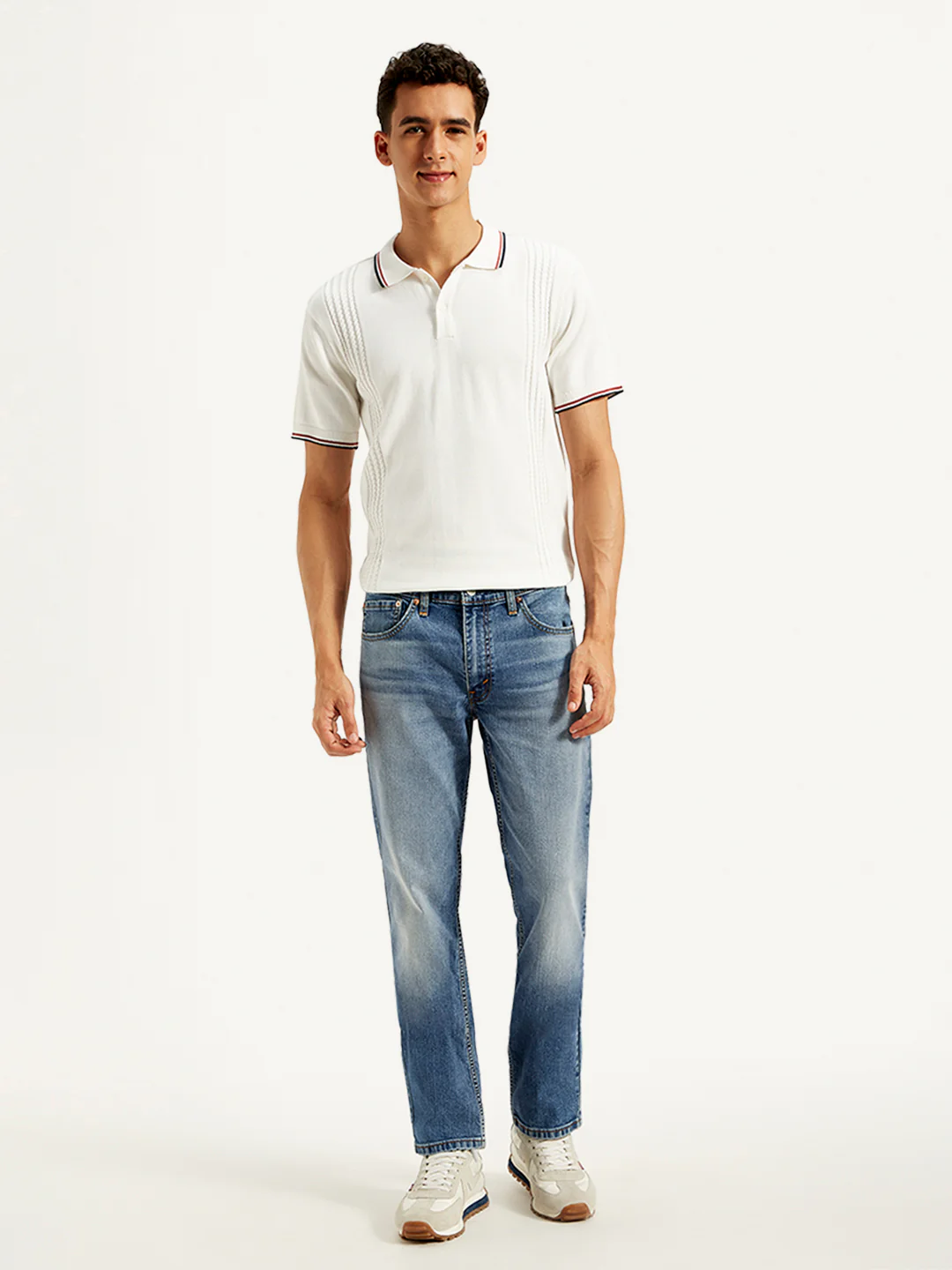Men's 511 Blue Slim Fit Mid Rise Jeans - Image 2