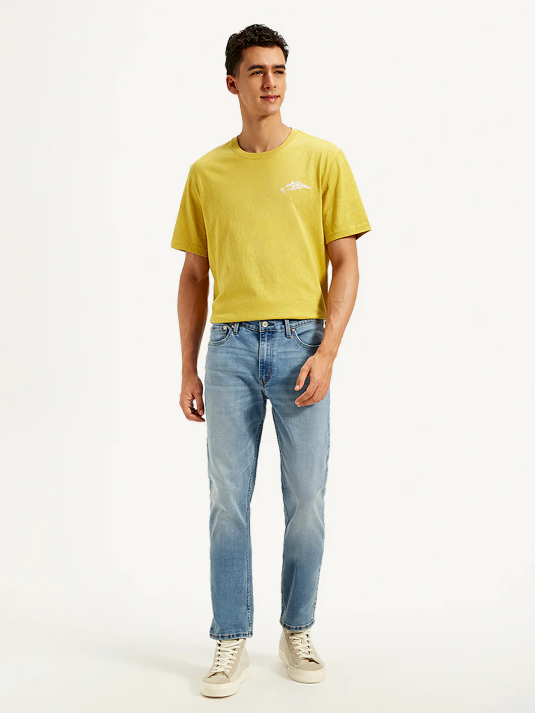 Men's 511 Blue Slim Fit Mid Rise Jeans - Image 2