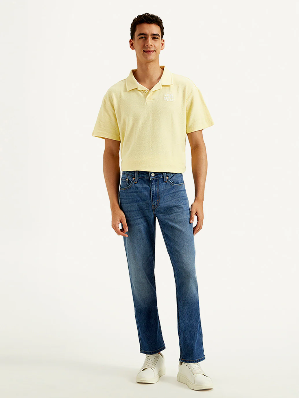 Men's 511 Blue Slim Fit Mid Rise Jeans - Image 2