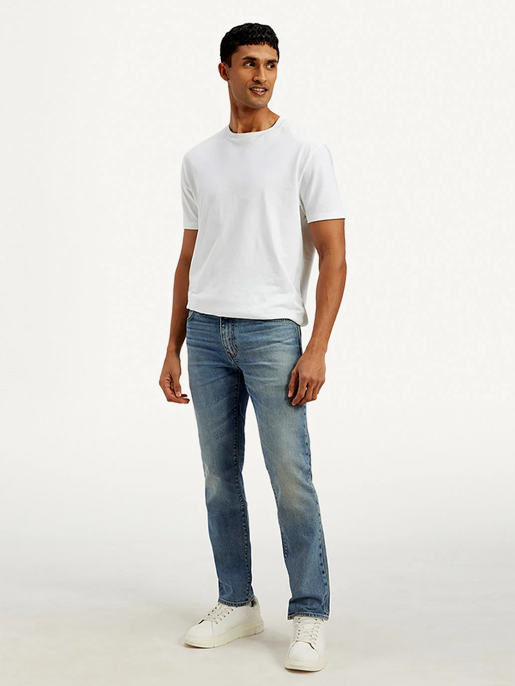 Men's 511 Blue Slim Fit Mid Rise Jeans - Image 6