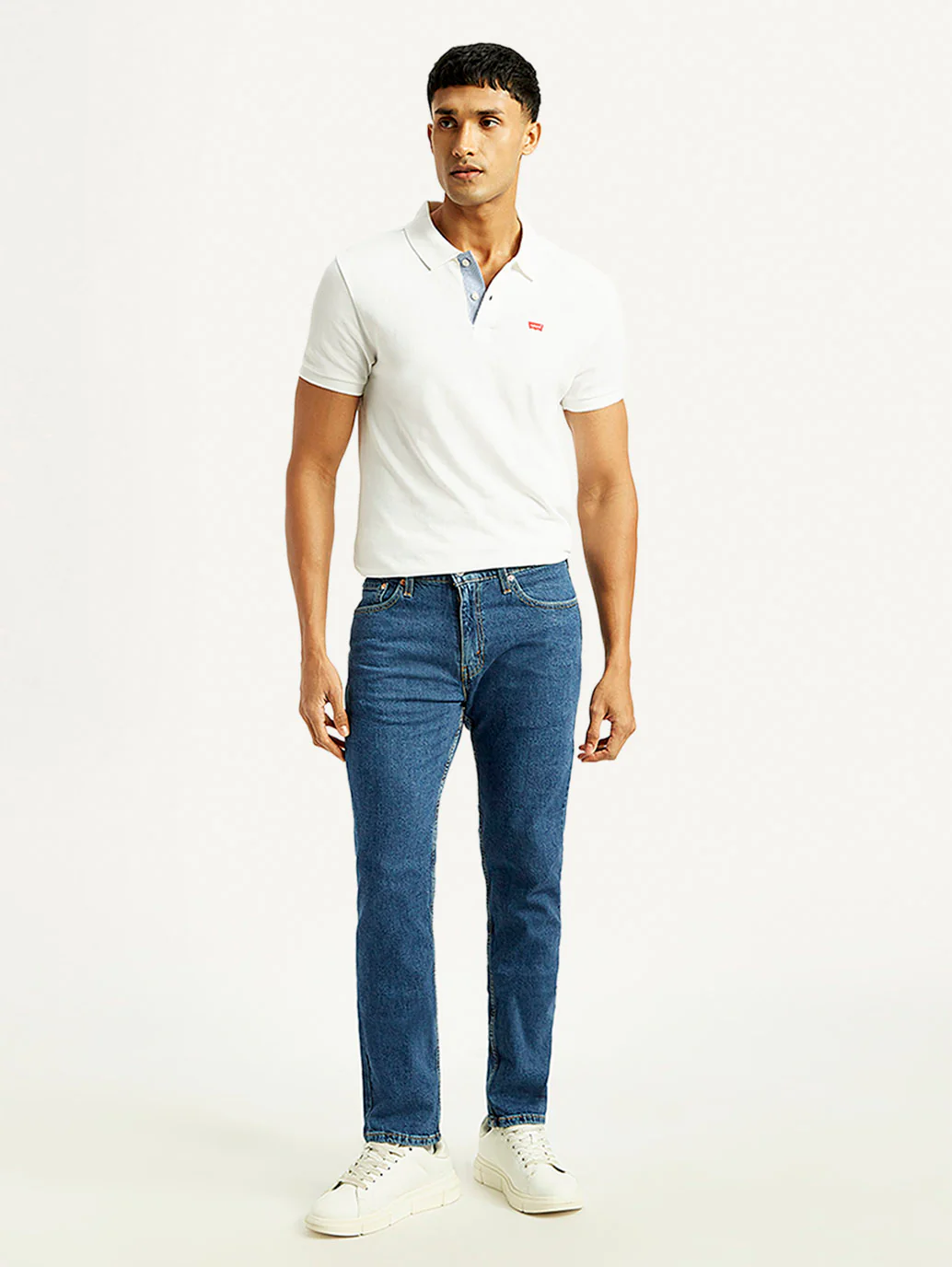 Men's 511 Blue Slim Fit Mid Rise Jeans - Image 2