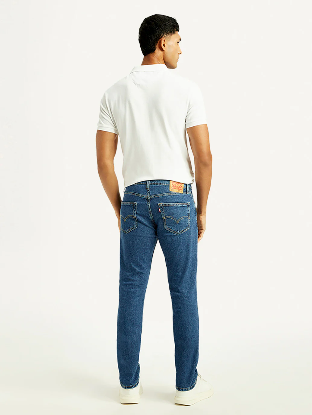 Men's 511 Blue Slim Fit Mid Rise Jeans - Image 5