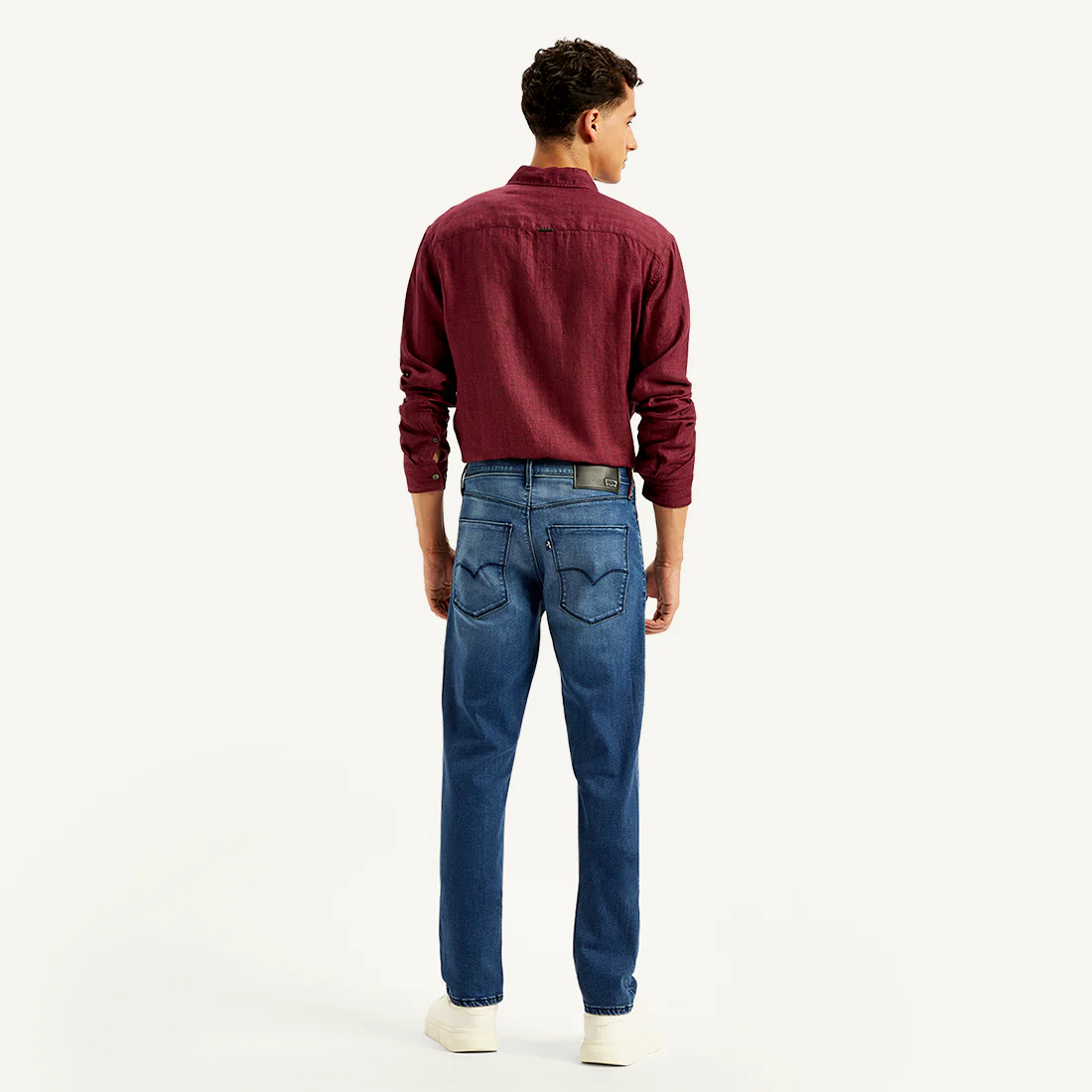 Men's Redloop 511 Blue Slim Fit Mid Rise Jeans - Image 2