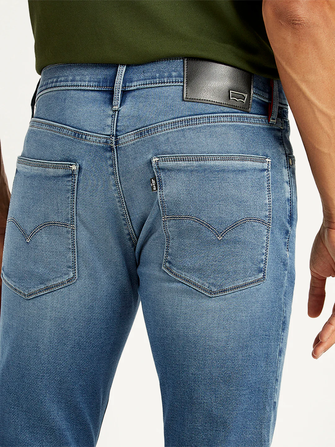 Men's Redloop 511 Blue Slim Fit Mid Rise Jeans - Image 6
