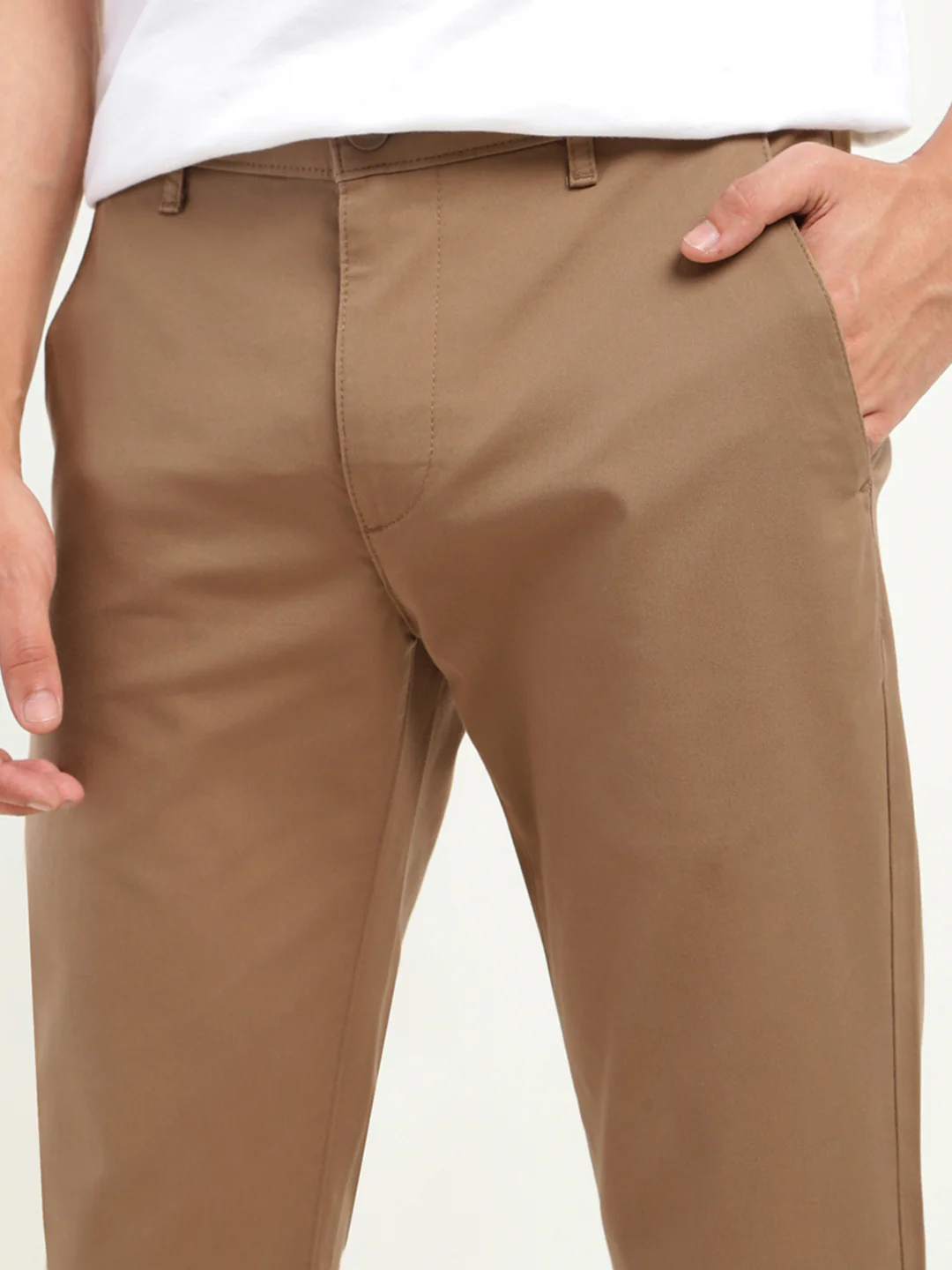 Men's 511 Slim Fit Brown Chinos - Image 5
