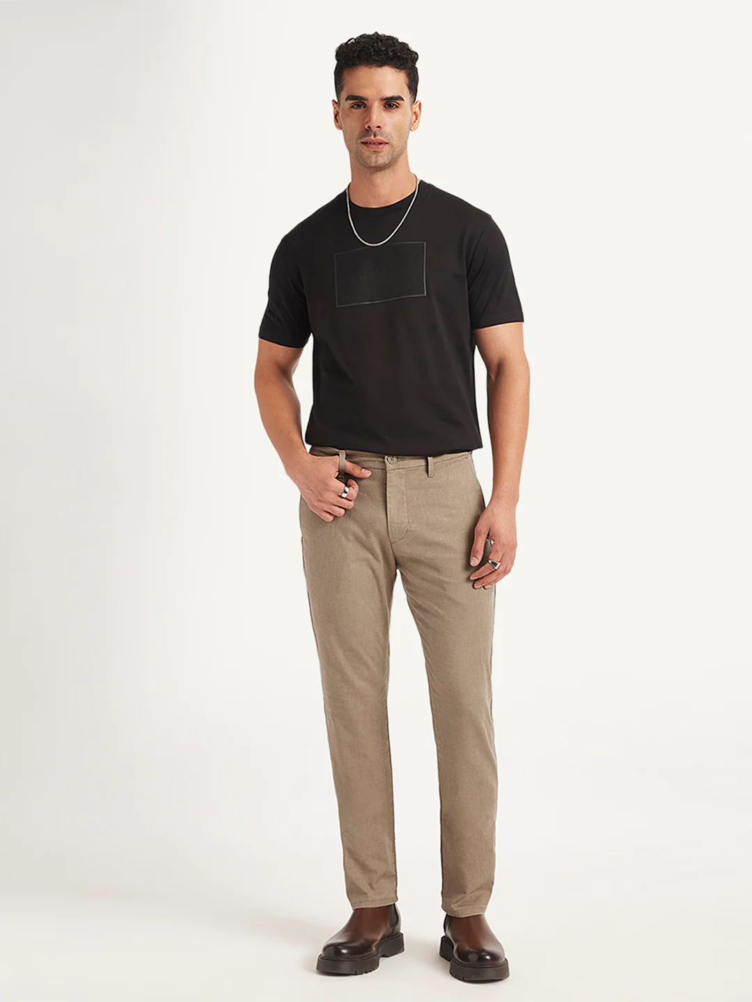 Men's Redloop 511 Slim Fit Brown Trousers