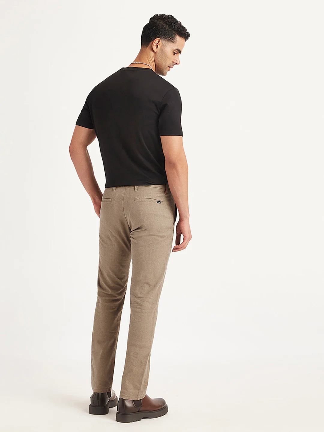Men's Redloop 511 Slim Fit Brown Trousers - Image 2