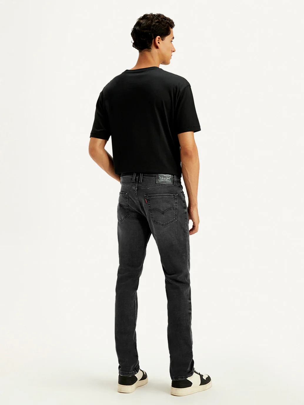 Men's 511 Charcoal Grey Slim Fit Mid Rise Jeans - Image 3