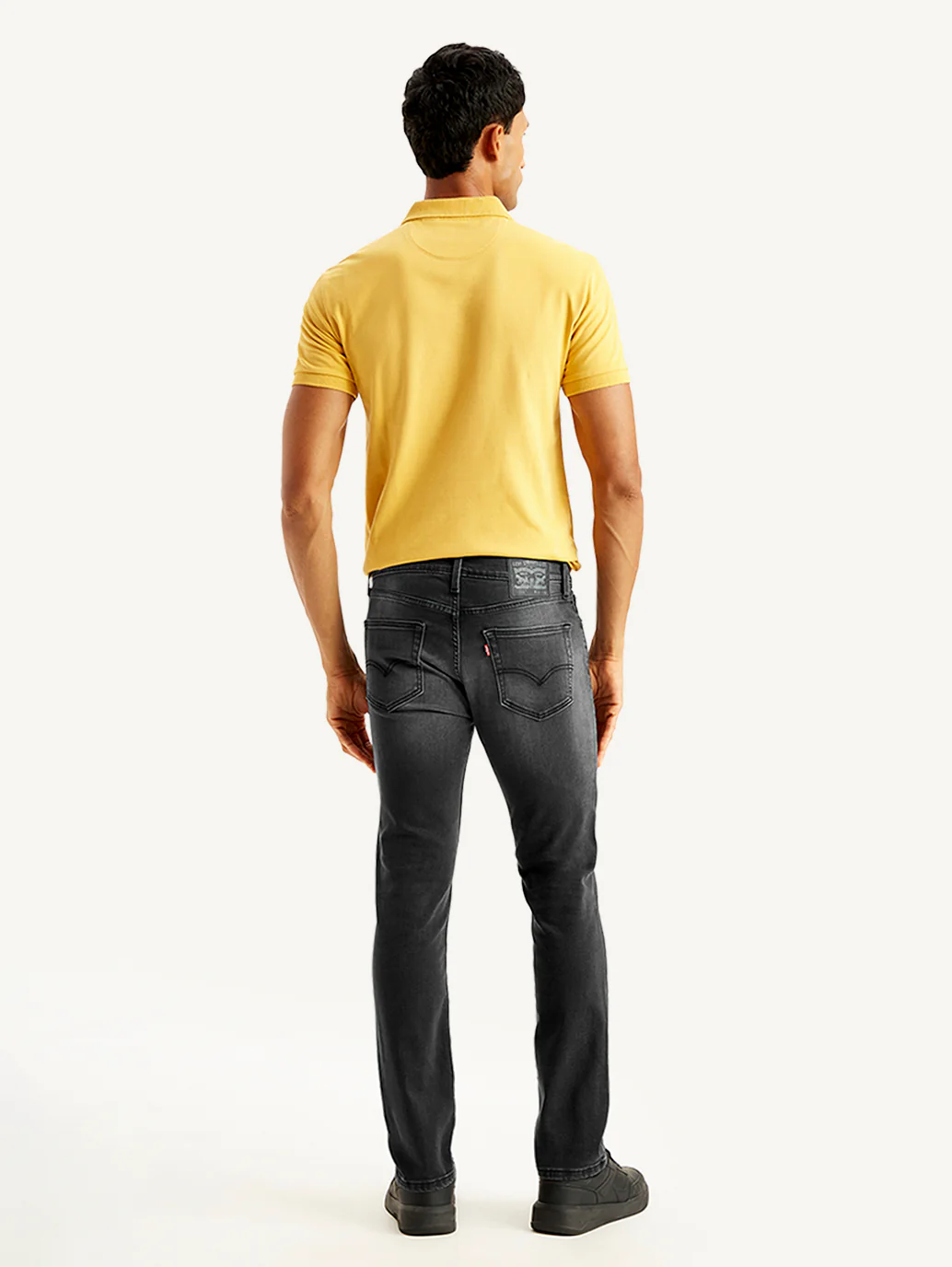 Men's 511 Charcoal Grey Slim Fit Mid Rise Jeans - Image 3