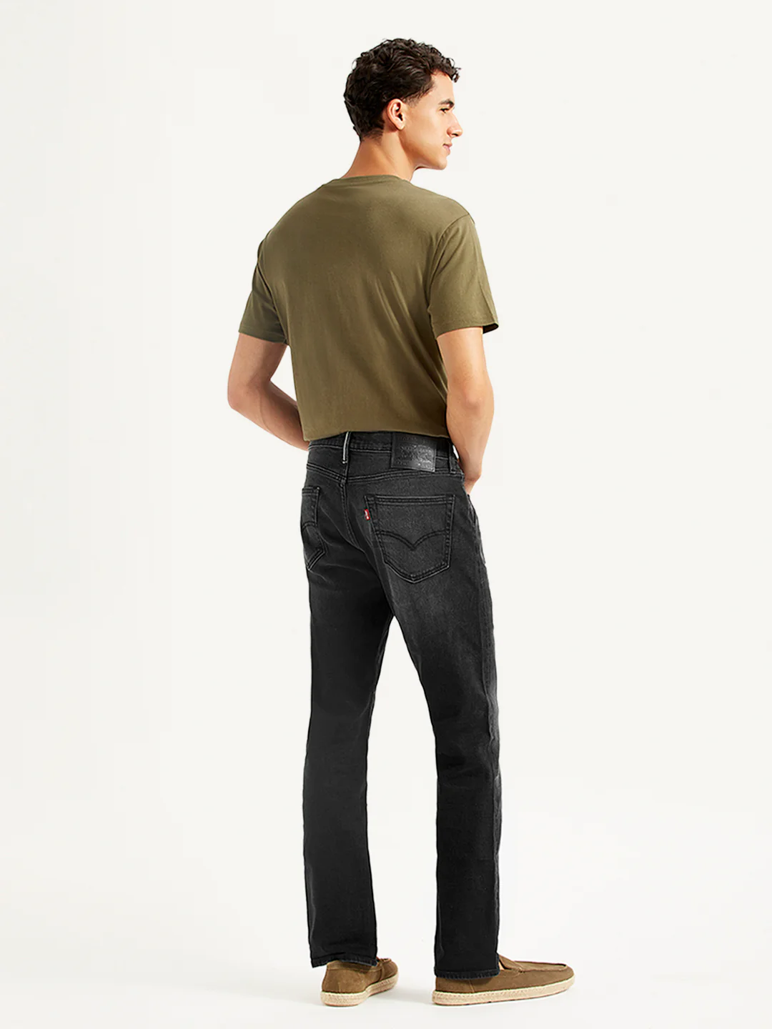 Men's 511 Grey Slim Fit Mid Rise Jeans - Image 3