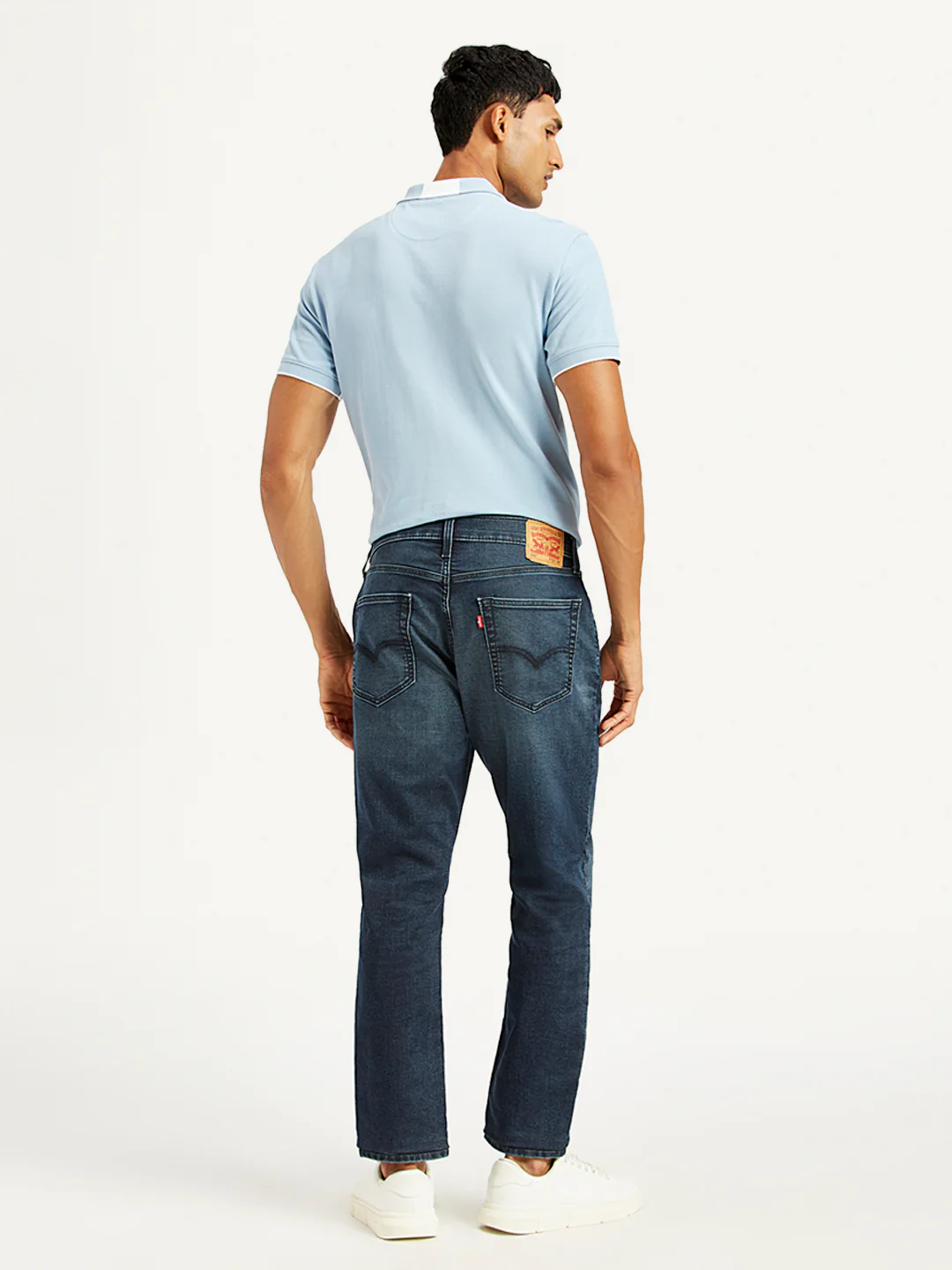 Men's 511 Dark Blue Slim Fit Mid Rise Jeans - Image 3