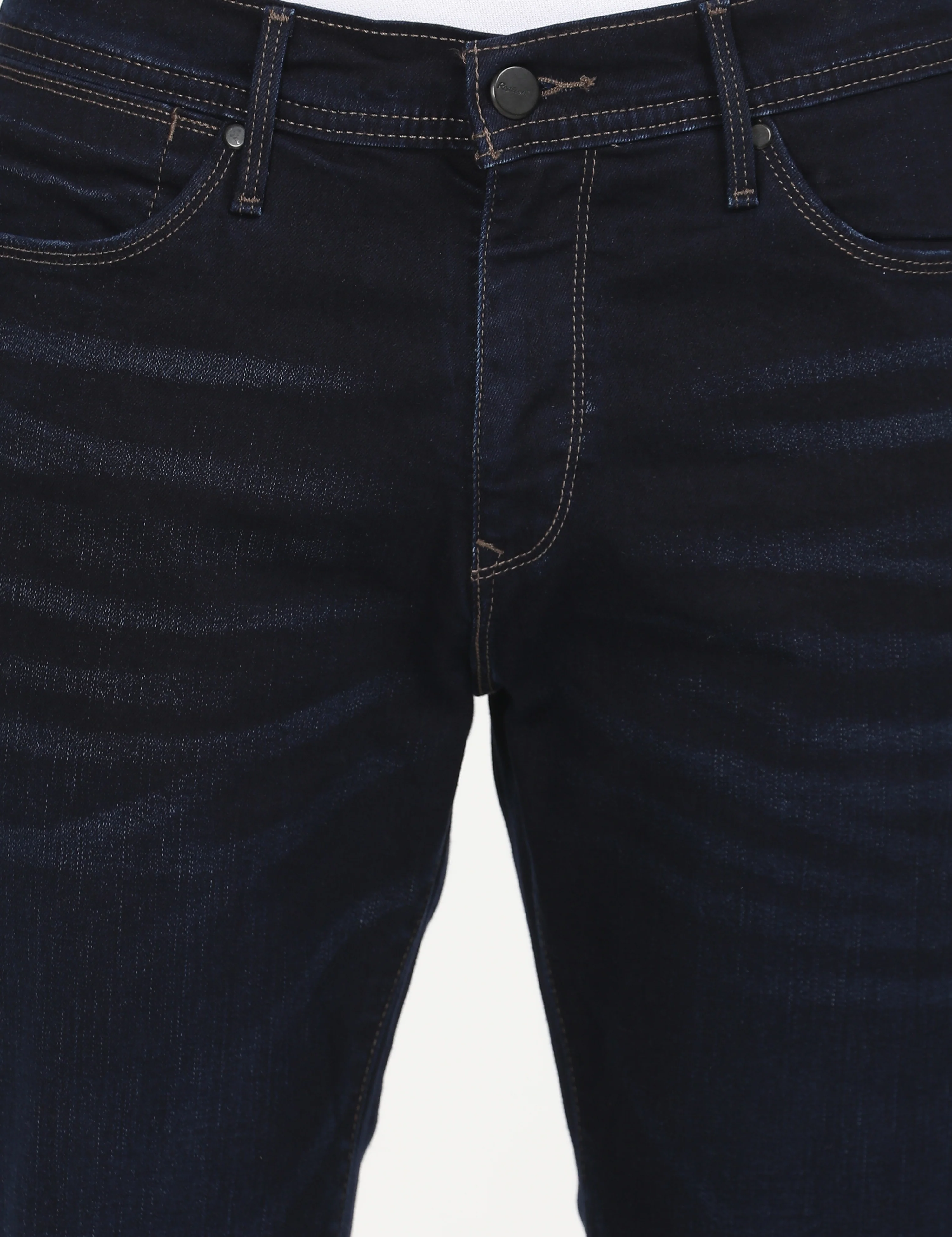 Men's Redloop 511 Dark Blue Slim Fit Mid Rise Jeans - Image 5