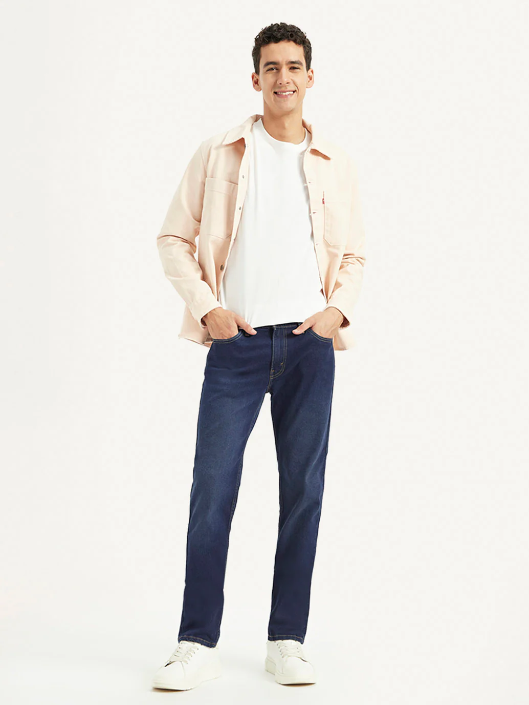 Men's 511 Dark Blue Slim Fit Mid Rise Jeans