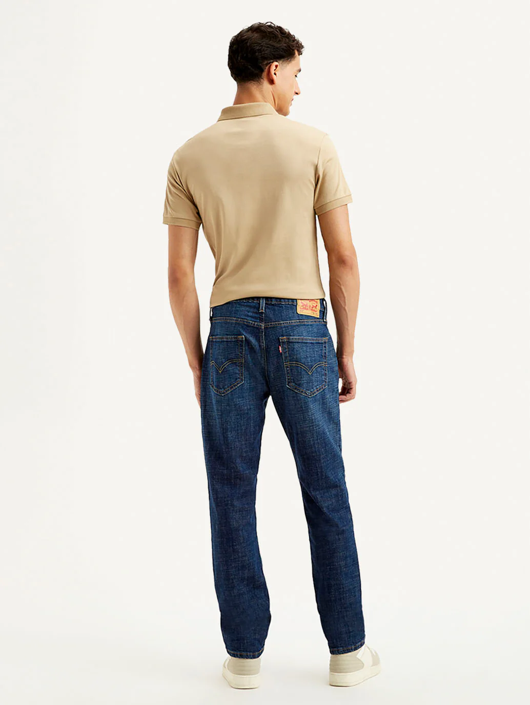 Men's 511 Dark Blue Slim Fit Mid Rise Jeans - Image 3