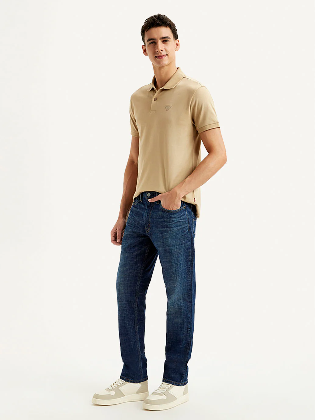 Men's 511 Dark Blue Slim Fit Mid Rise Jeans - Image 6