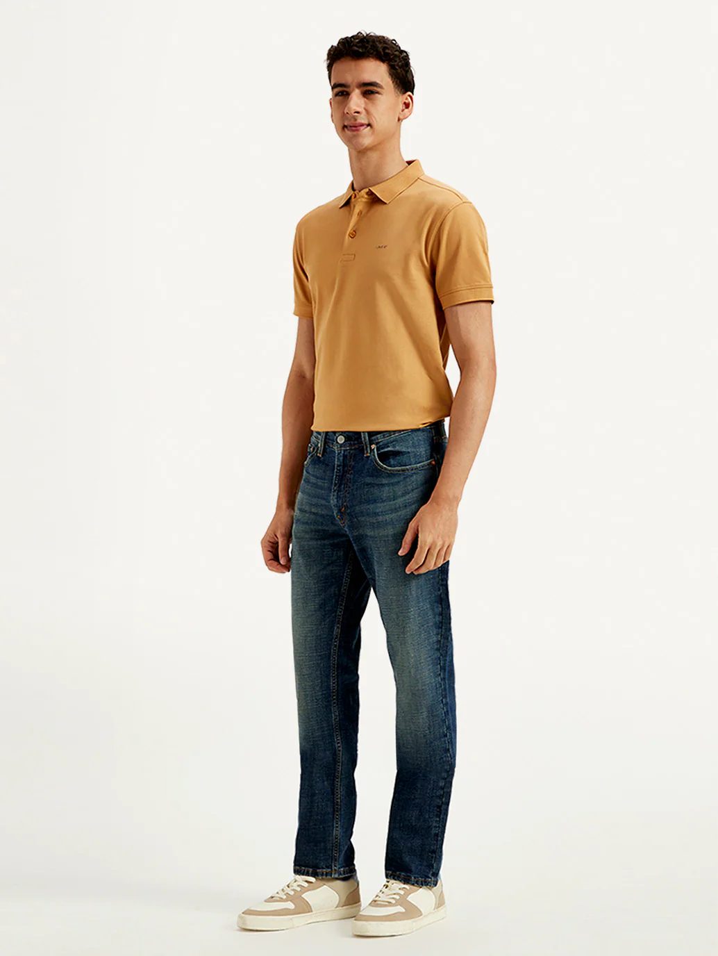 Men's 511 Dark Blue Slim Fit Mid Rise Jeans - Image 6