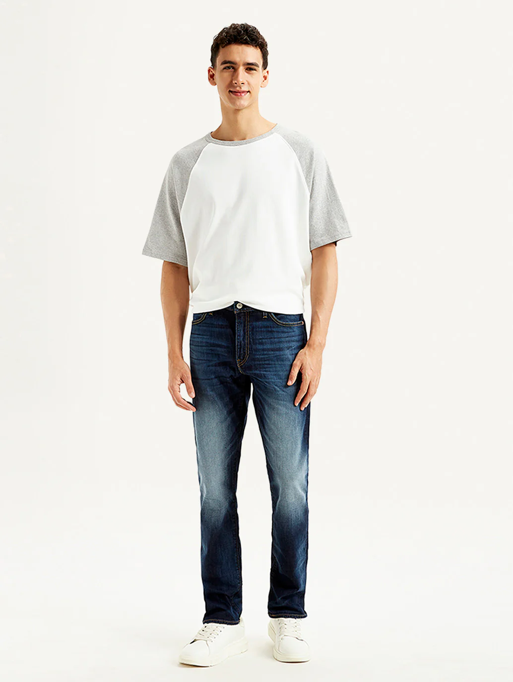 Men's 511 Dark Blue Slim Fit Mid Rise Jeans - Image 2