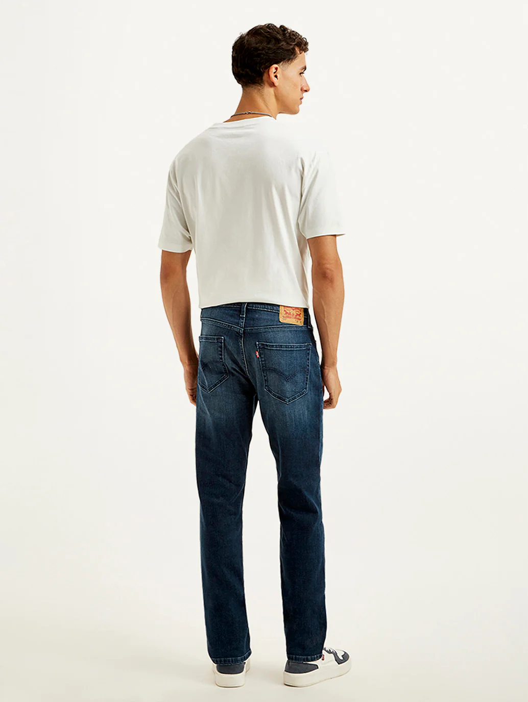 Men's 511 Dark Blue Slim Fit Mid Rise Jeans - Image 3
