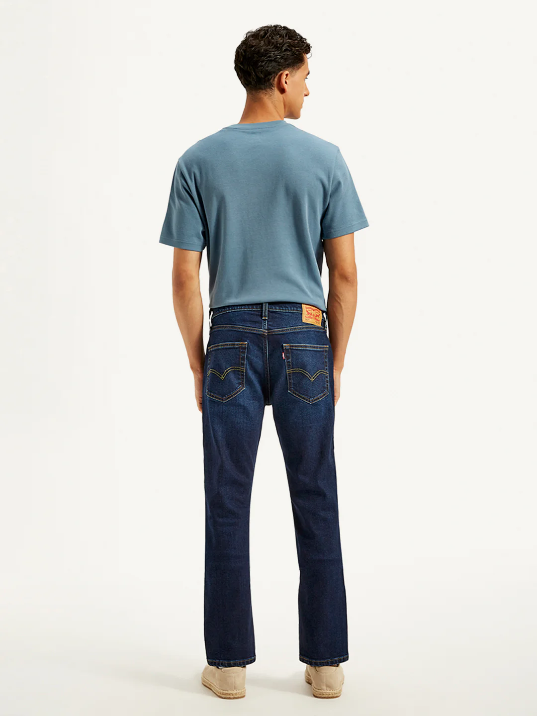 Men's 511 Blue Slim Fit Mid Rise Jeans - Image 3