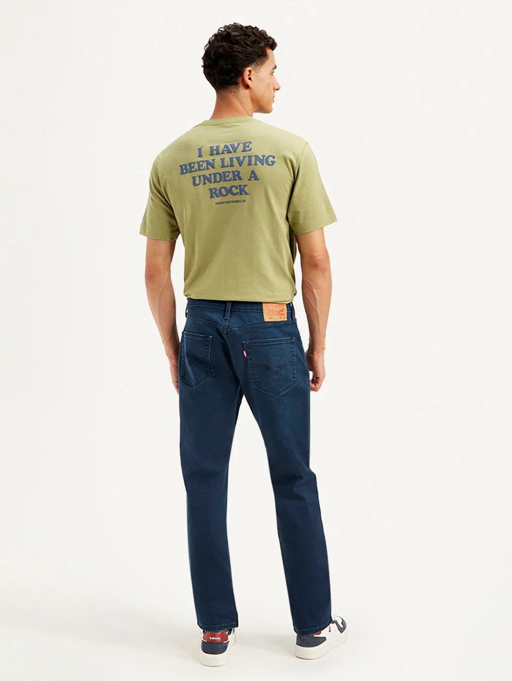 Men's 511 Dark Blue Slim Fit Mid Rise Jeans - Image 3
